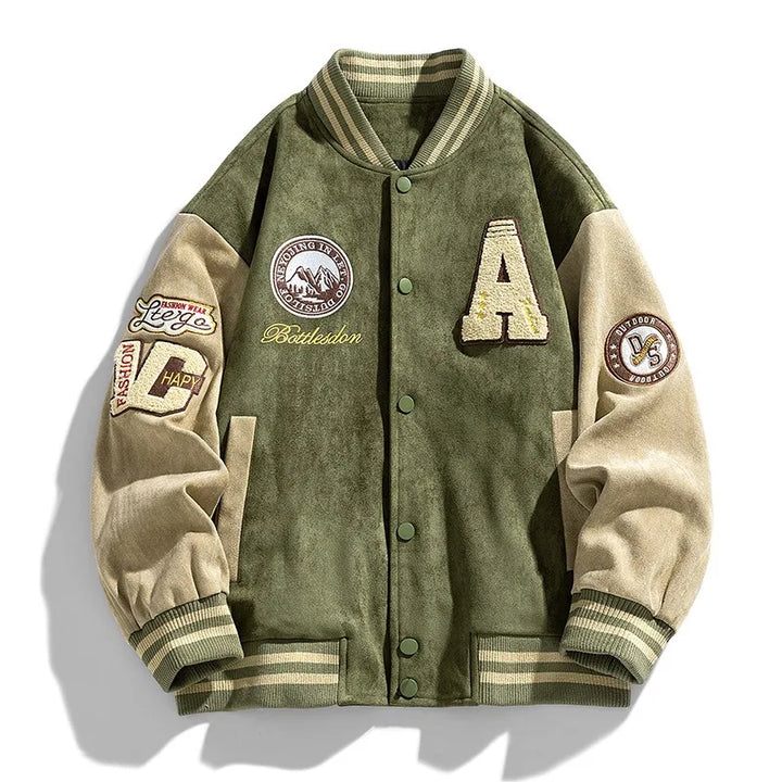 Preston Badge Varsity Jacket