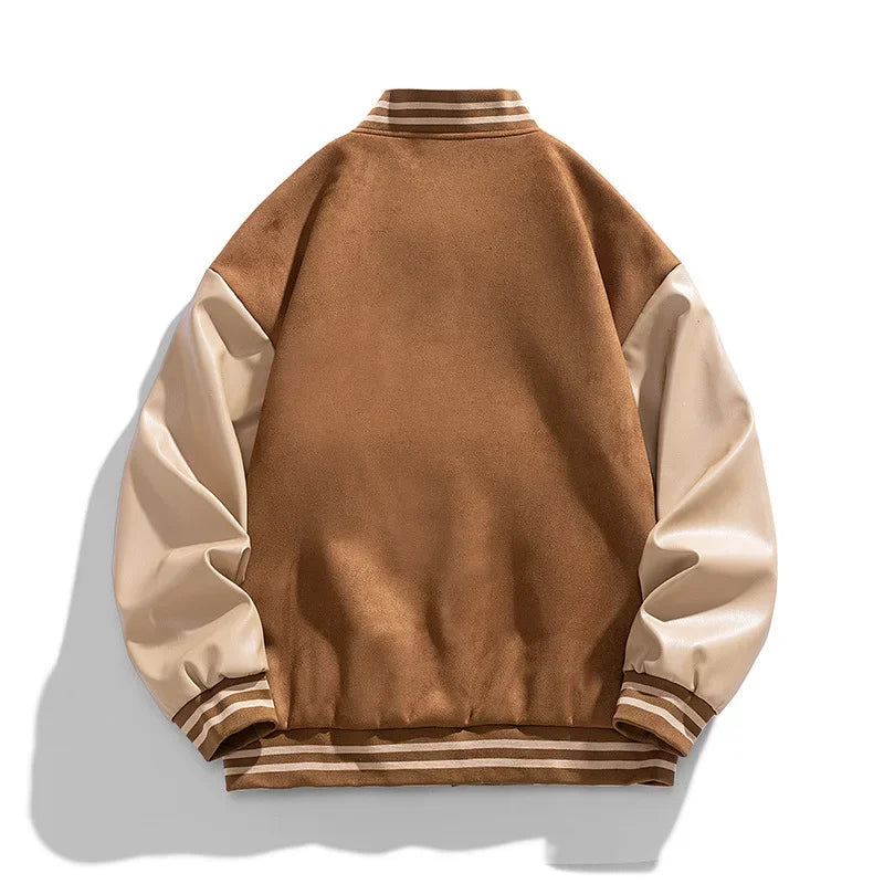 Ashford Suede Varsity Jacket