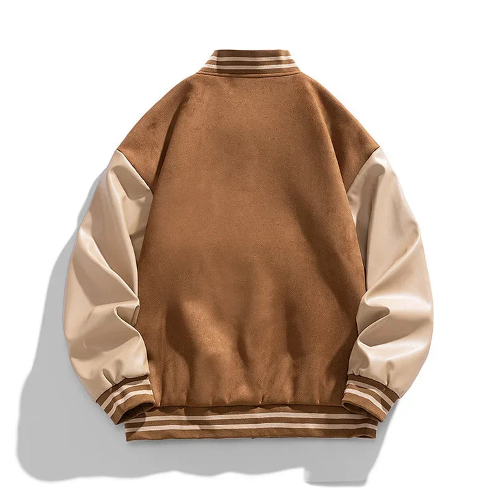 Ashford Suede Varsity Jacket