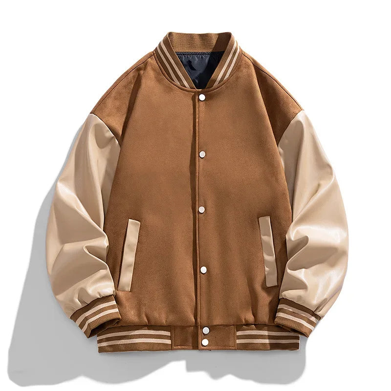 Ashford Suede Varsity Jacket