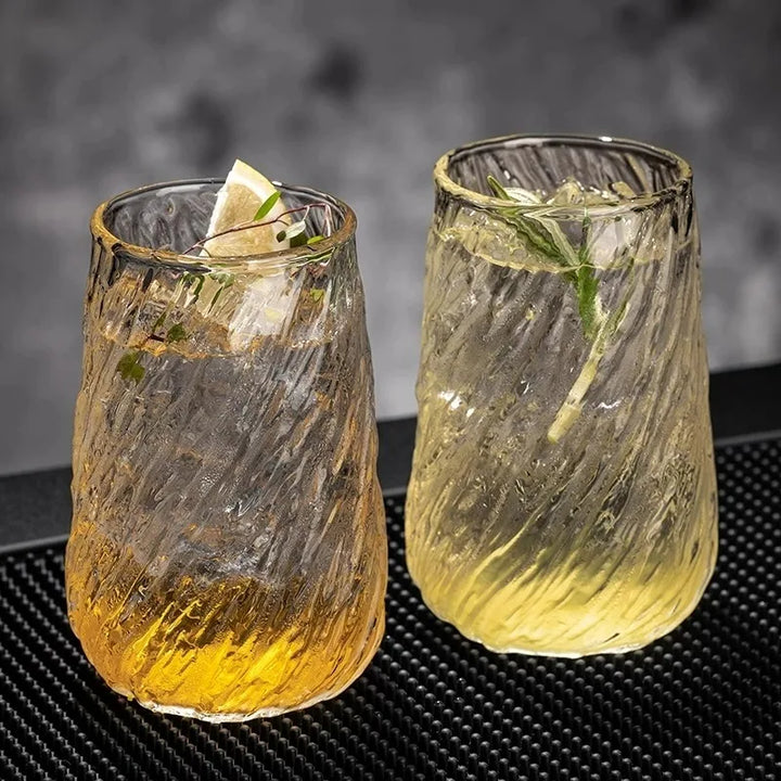 Frosted Ice Drinking Glass