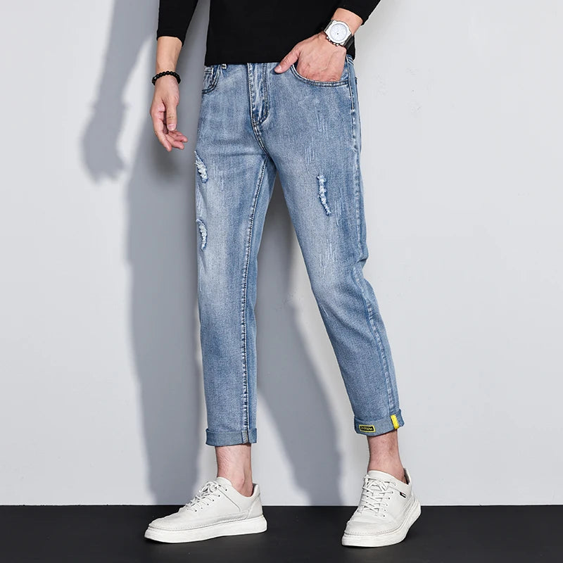 Mason Slim Cropped Jeans