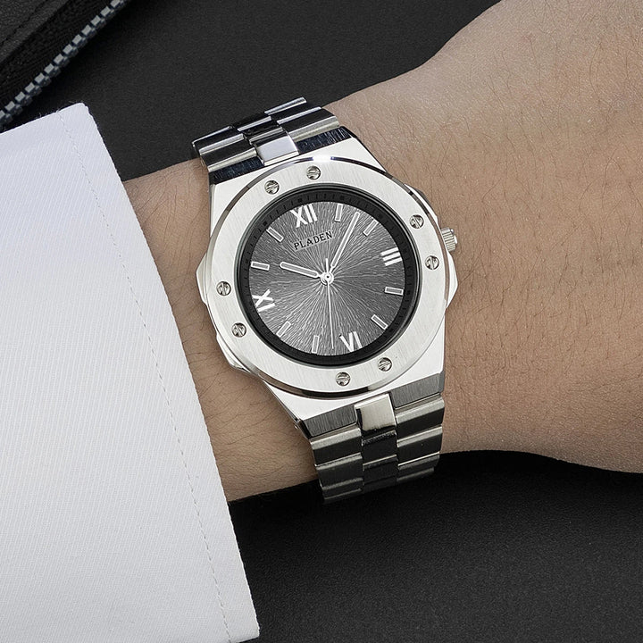 Onyx Sunburst Watch