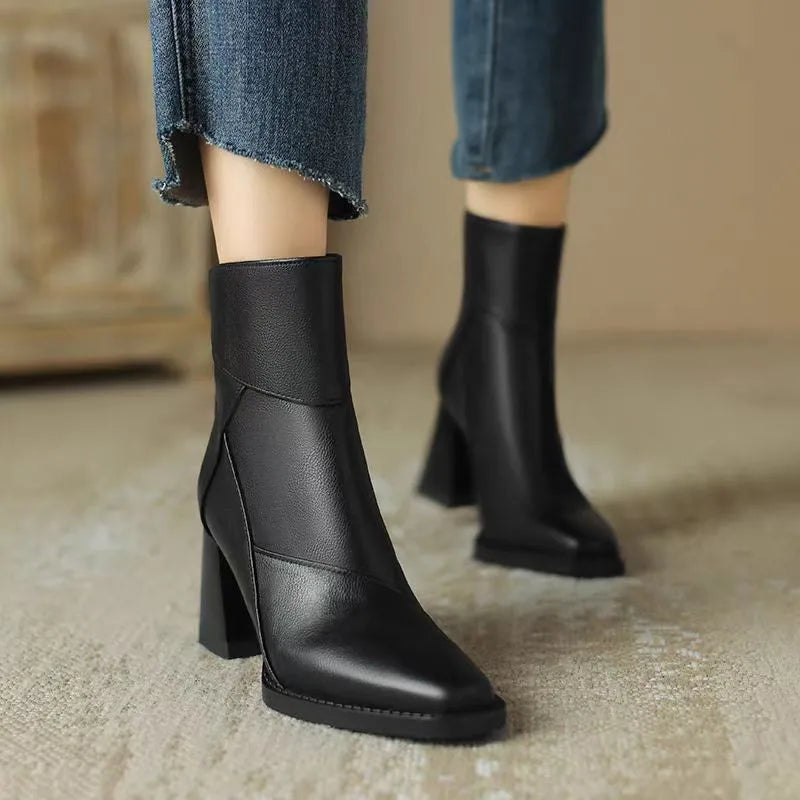 Nikki Block Heel Bootie