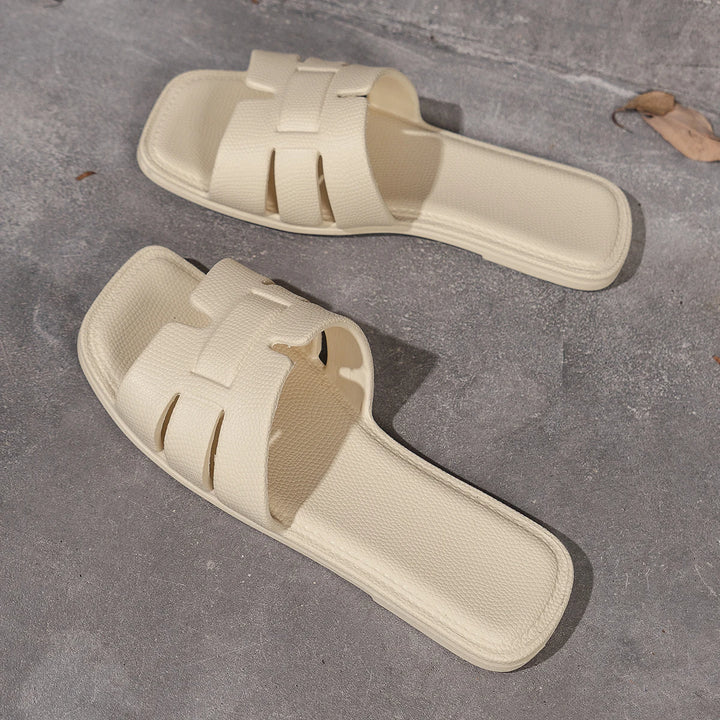 Eve Flat Leather Sandals