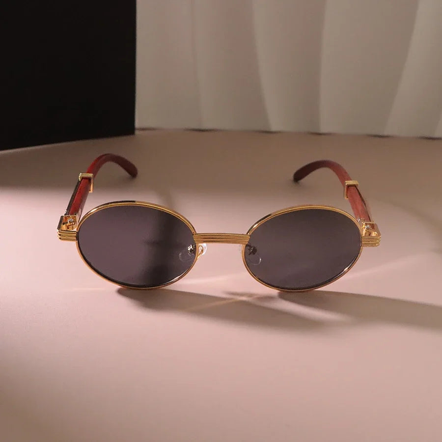 Vintage Oval Sunglasses