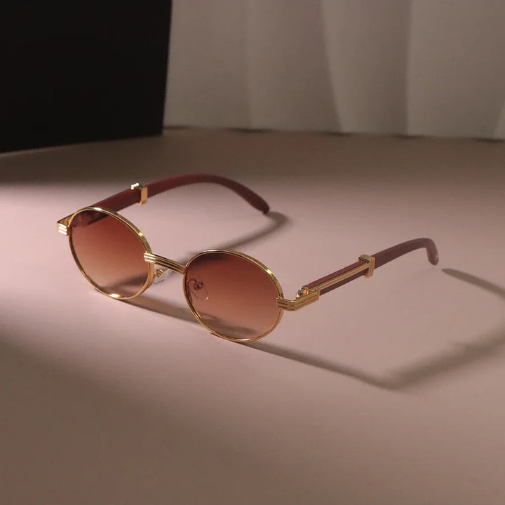 Vintage Oval Sunglasses