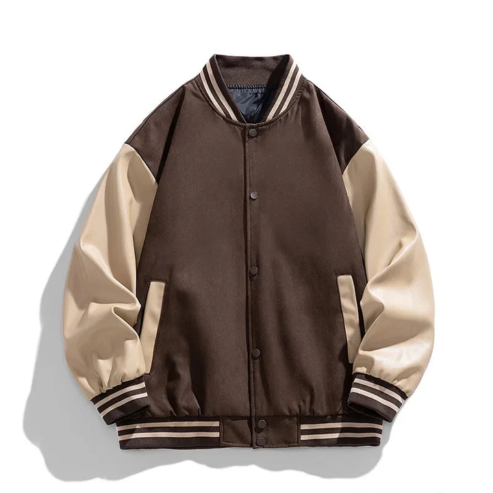 Ashford Suede Varsity Jacket