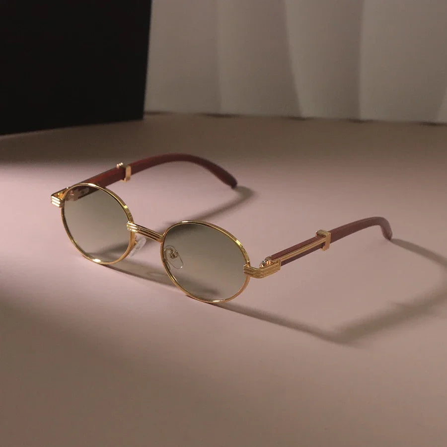 Vintage Oval Sunglasses