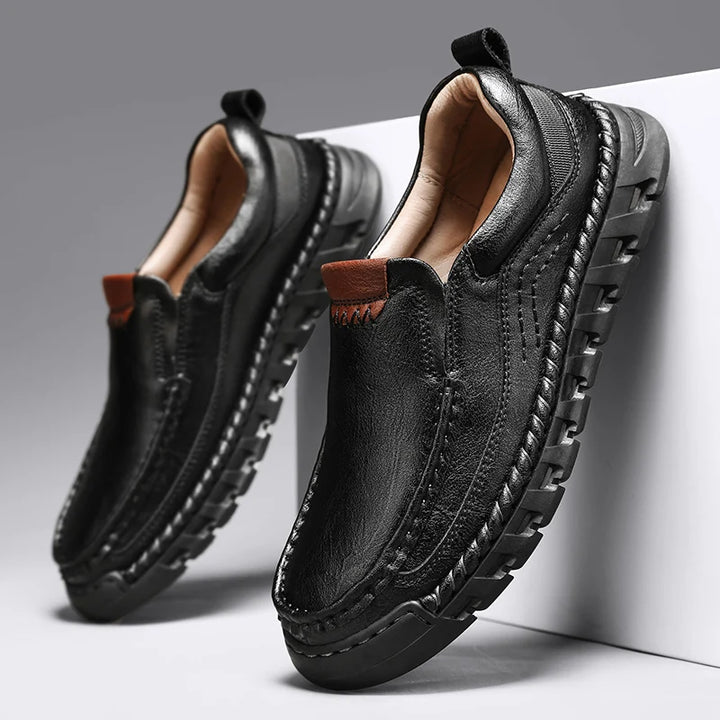 Miles Genuine Leather Slip On