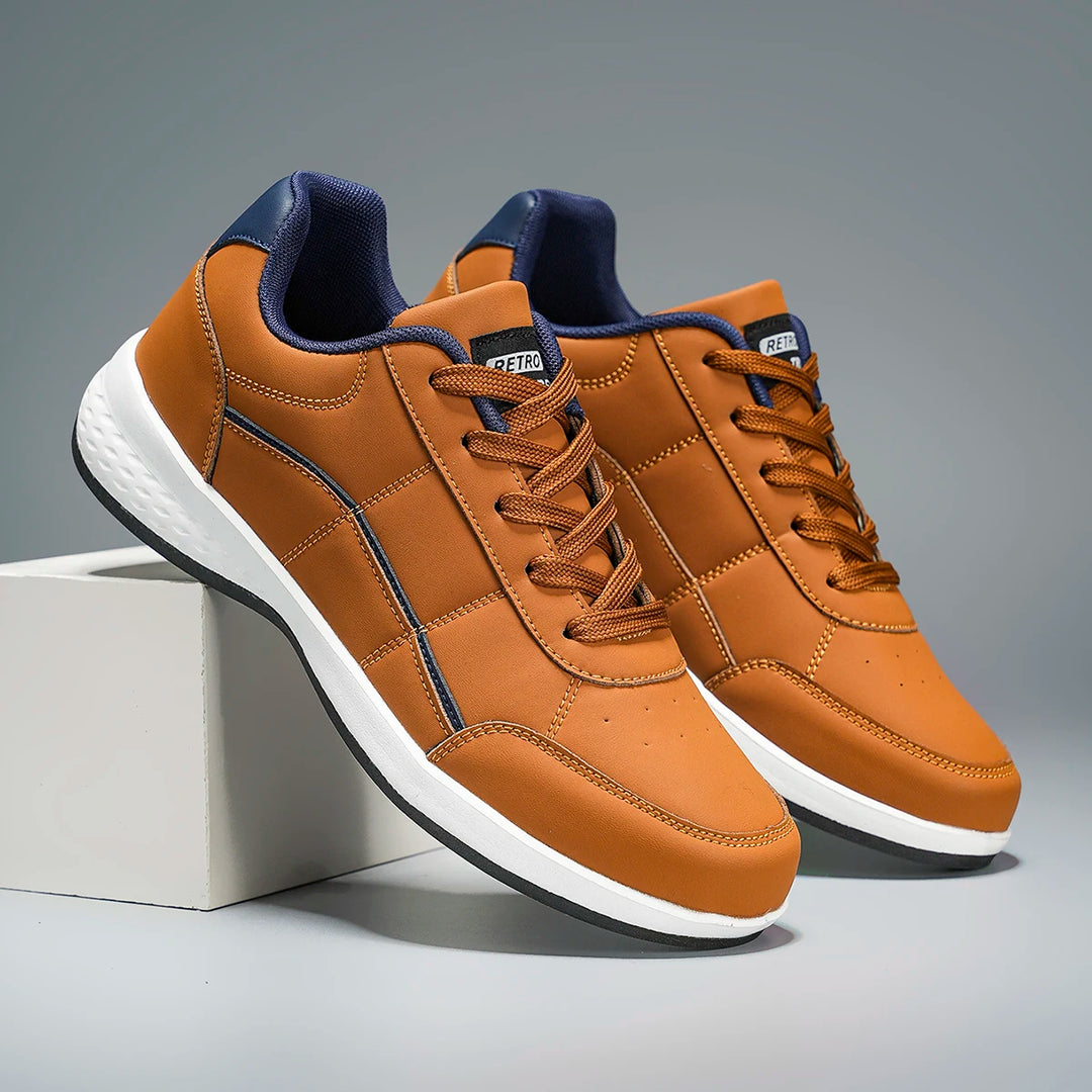 Courtline Leather Sneakers