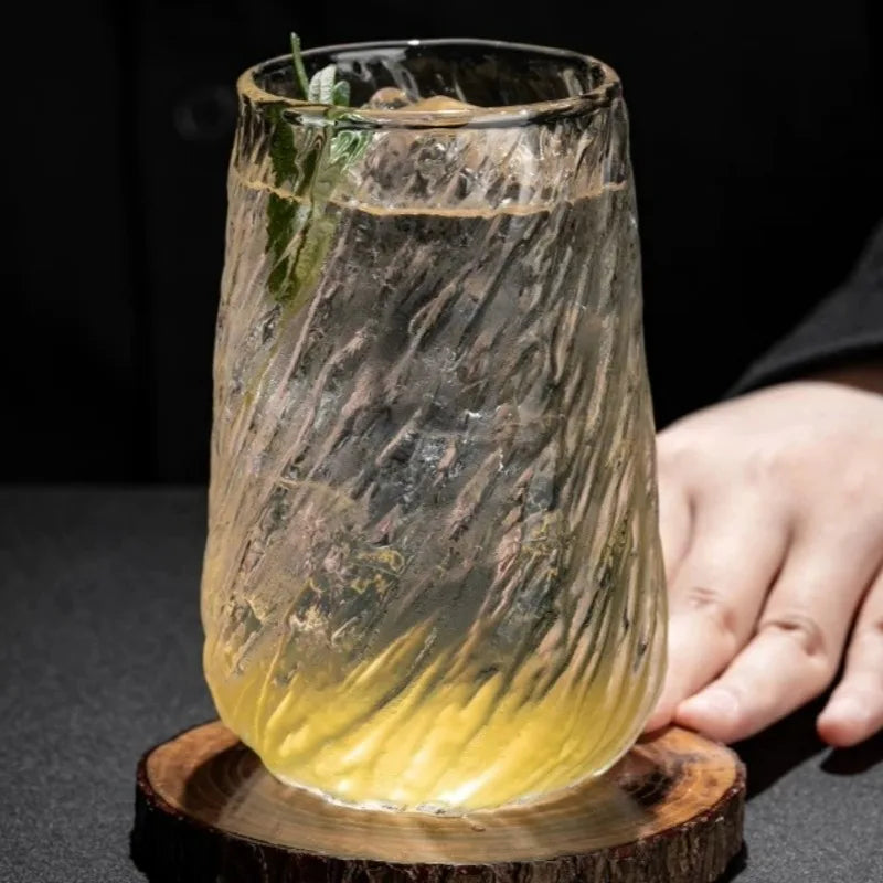 Frosted Ice Drinking Glass