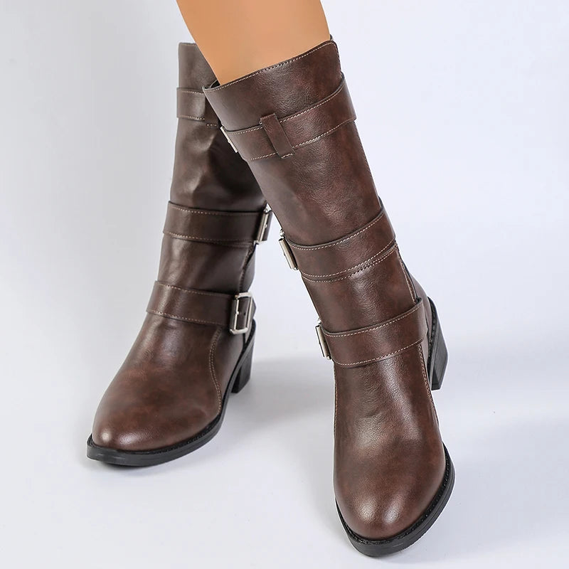 Ruby Buckle Boots