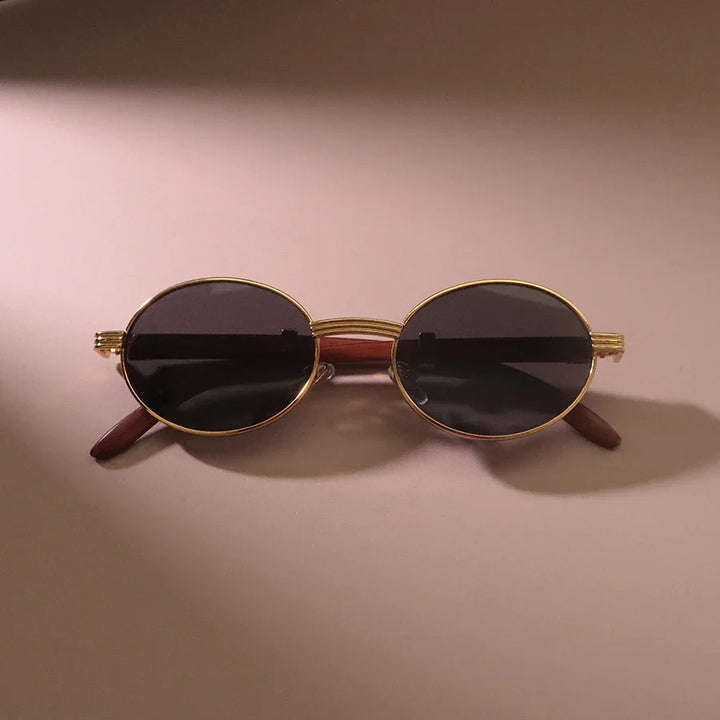 Vintage Oval Sunglasses