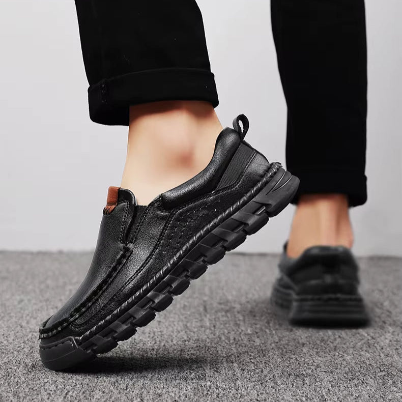 Miles Genuine Leather Slip On