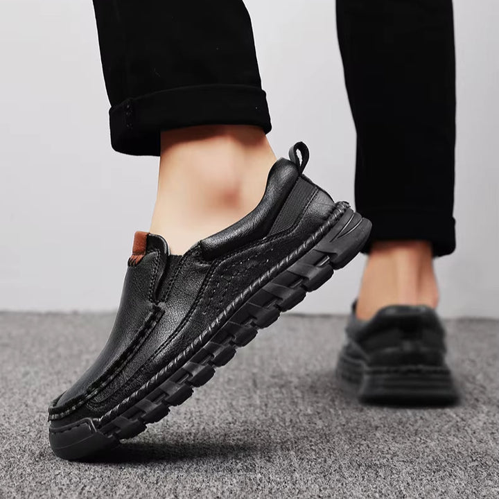 Miles Genuine Leather Slip On