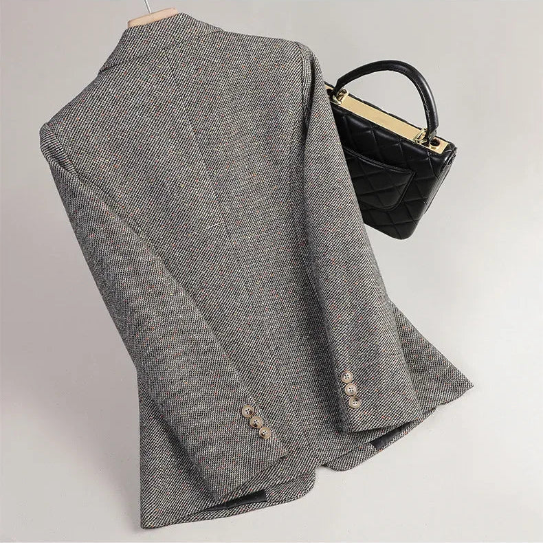 Harlee Wool Tweed Blazer
