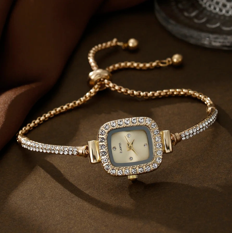 Rhinestone Bracelet Watch
