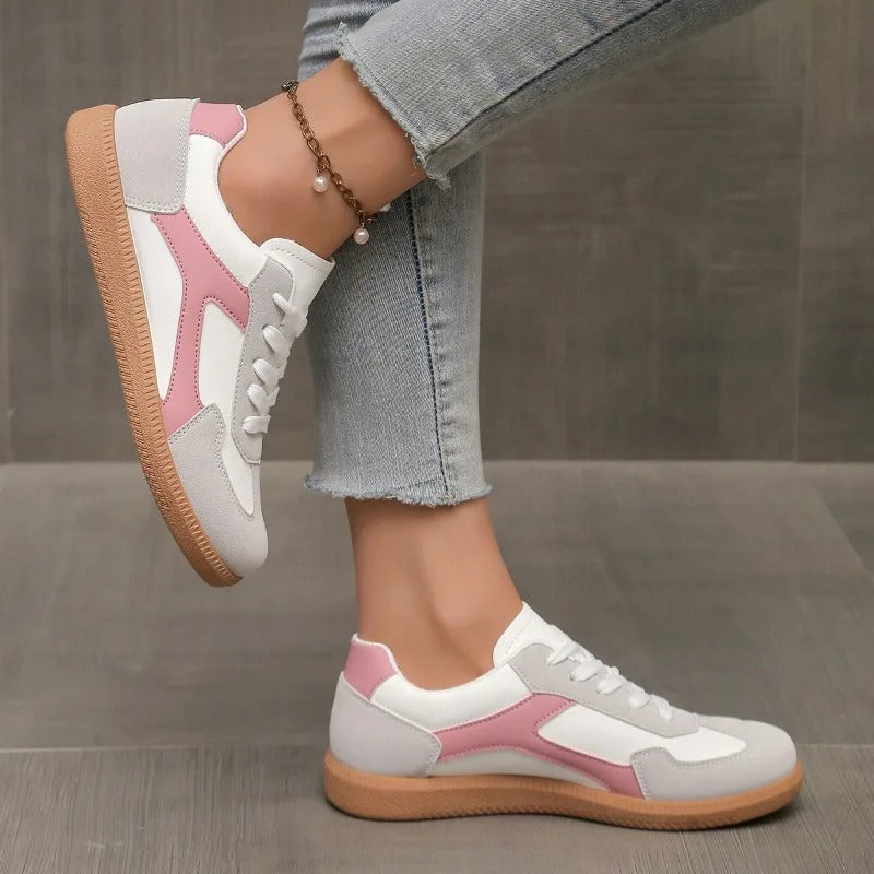 Camilla Court Leather Sneakers